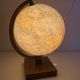 Vintage globe 1960 terrestrial Girard Barrère glass wood - 29 cm