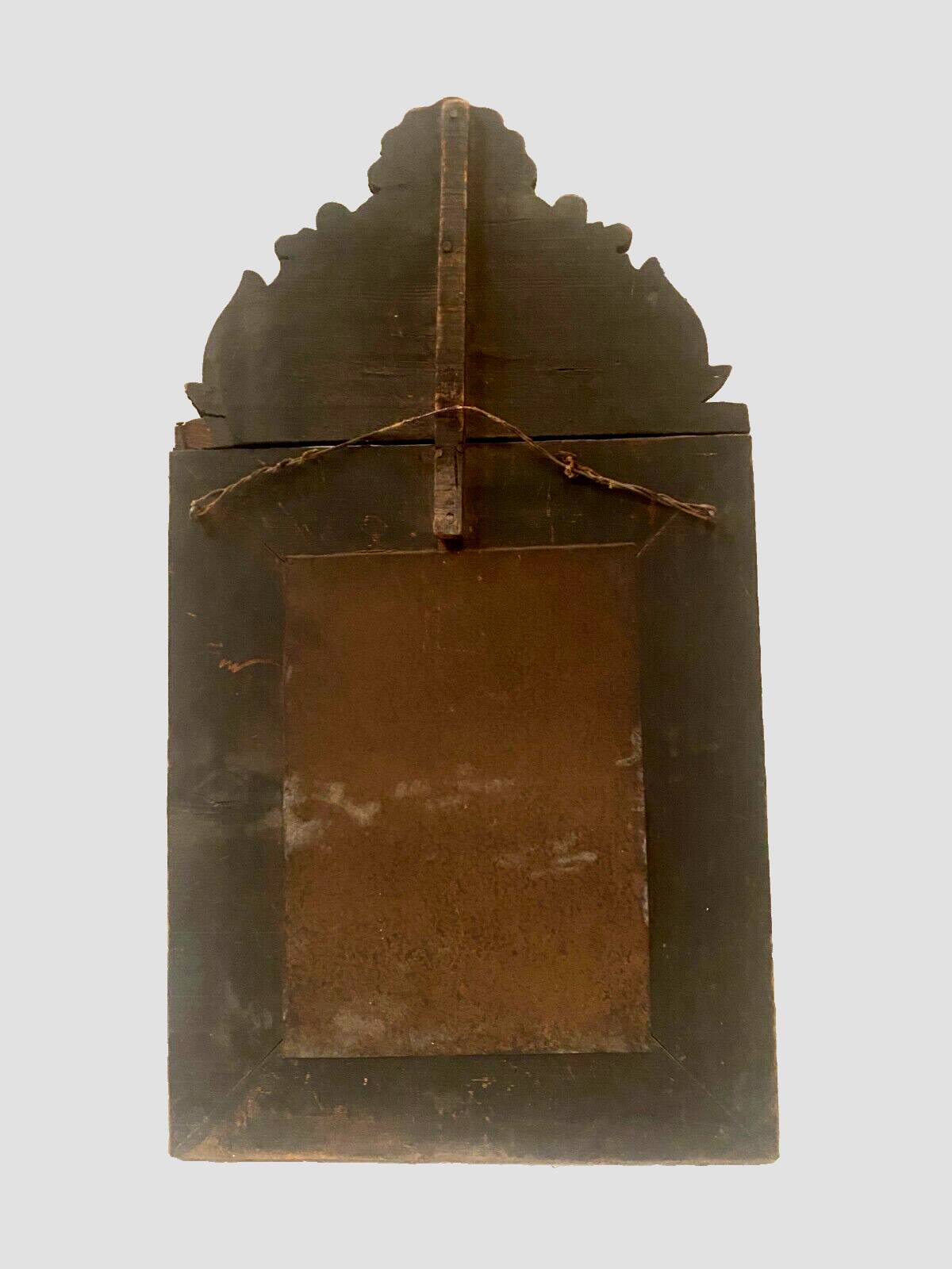 Miroir a parcloses en cuivre repoussé XIX siècle
