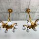 Grands lustres art déco dans le style de Dagobert Peche