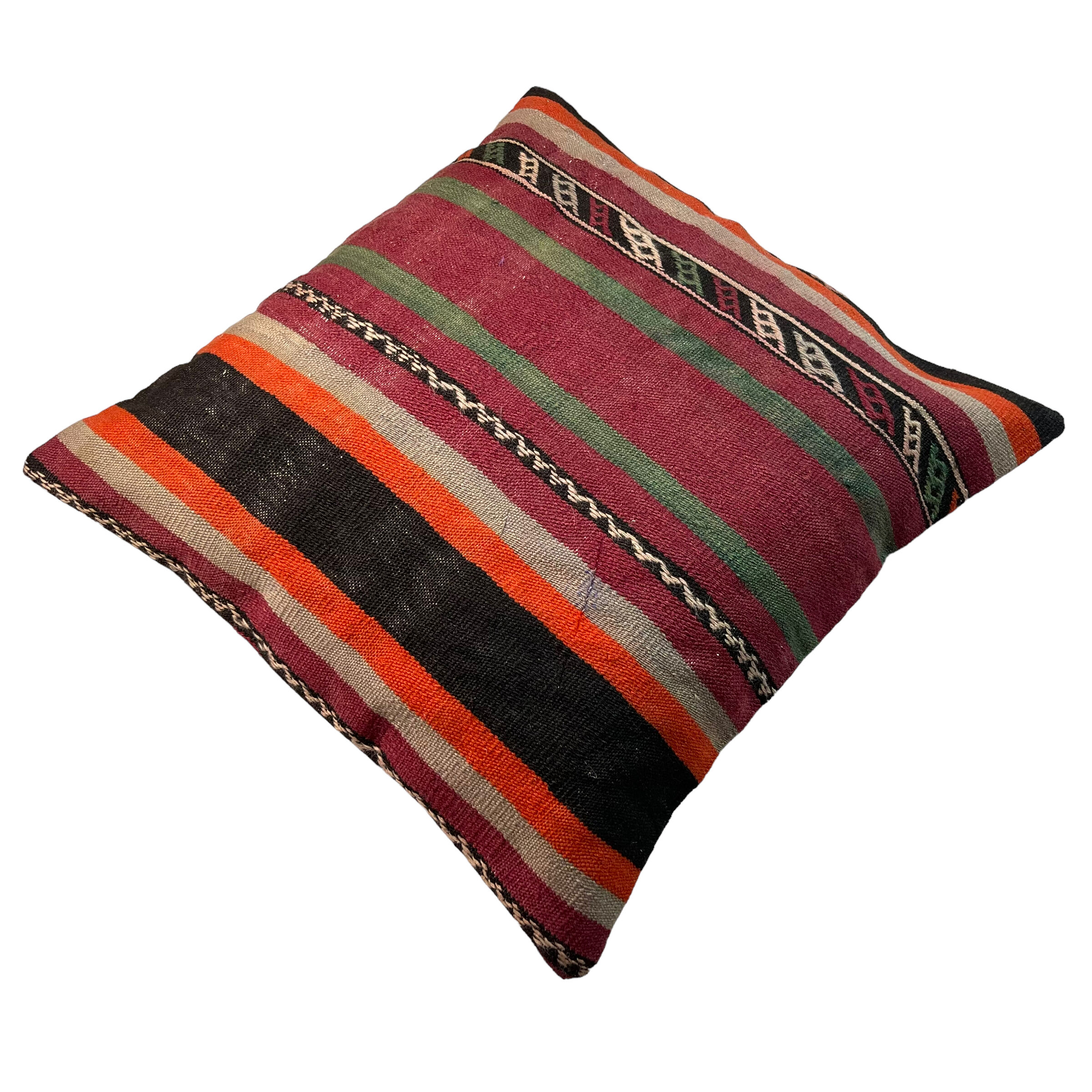 Vintage turkish kilim cushion cover
