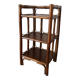 Rattan side table / bedside table bamboo style rattan bedside table bamboo style 70s