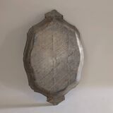 Plateau florentin doré et orange – 44,5 x 29 cm