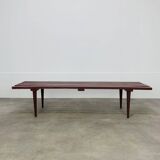 Banc à lattes en bois style scandinave, vintage