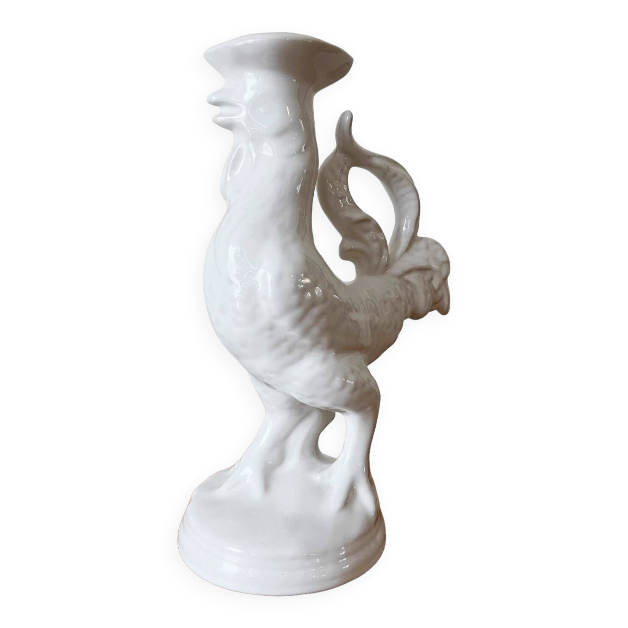 Earthenware candle holder “Rooster”