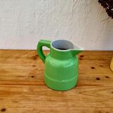 Vintage green earthenware pitcher