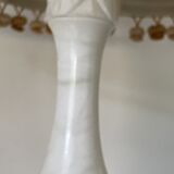 Large white marble lamp