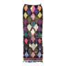 tapis berbere boucherouite vintage 75x220 cm