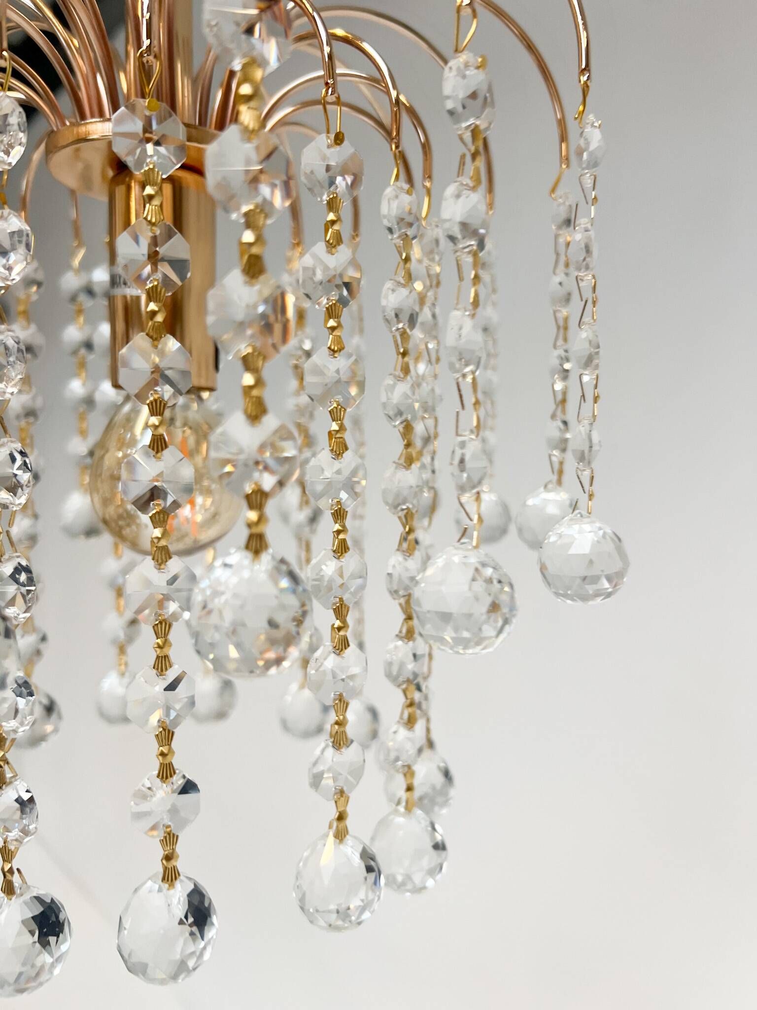 Italian cristal chandelier by Swarovski, after 2000
