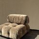 Camaleonda sofa in velvet by Bellini for B&B Italia, design 1970