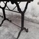 Table de bistrot en fonte 1900 1m50