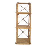 Bamboo wall shelf