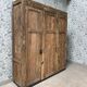 Large antique workshop cabinet made of solid wood (renovated)