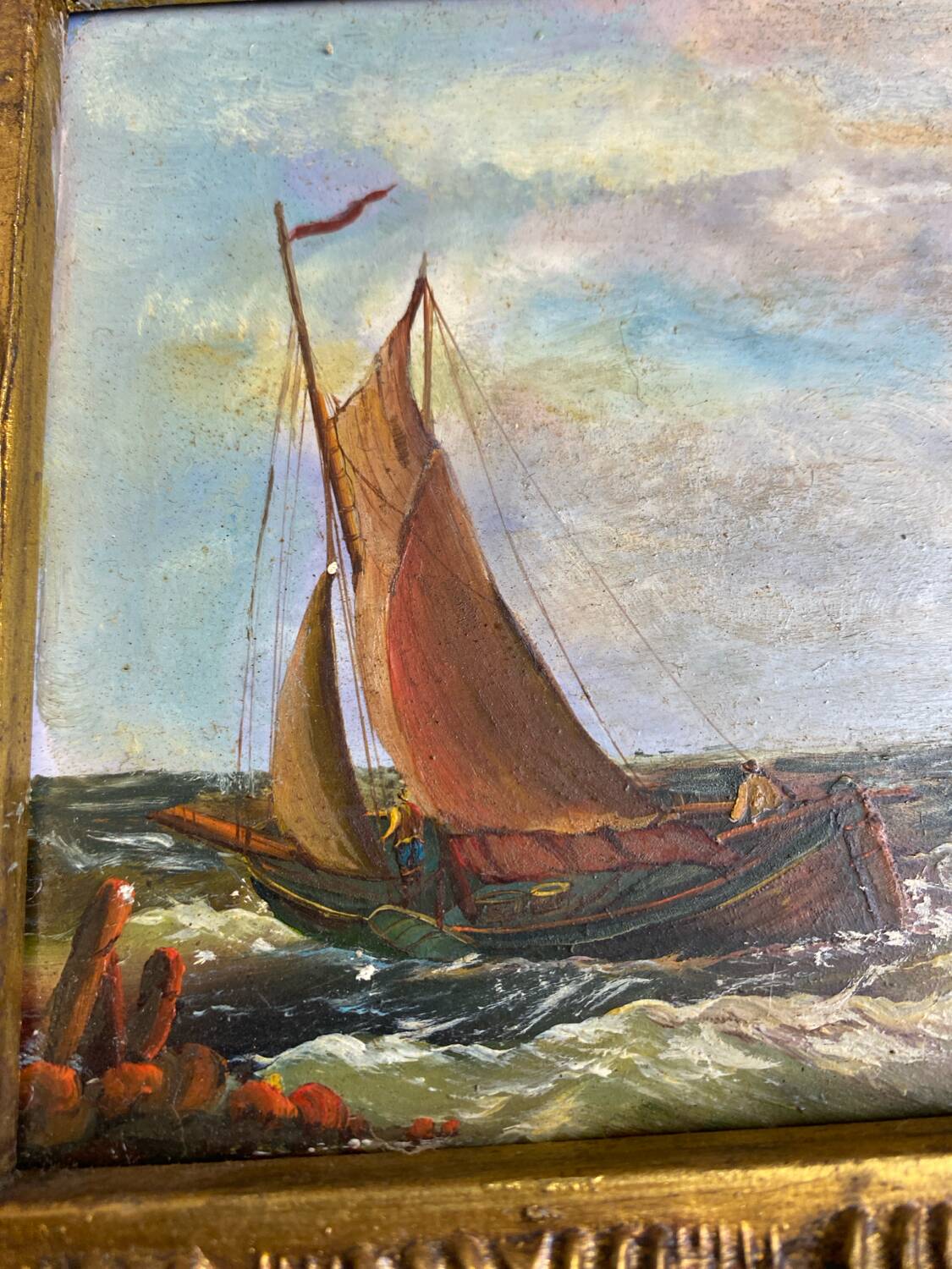 Carvers & Gilders England Oil Painting