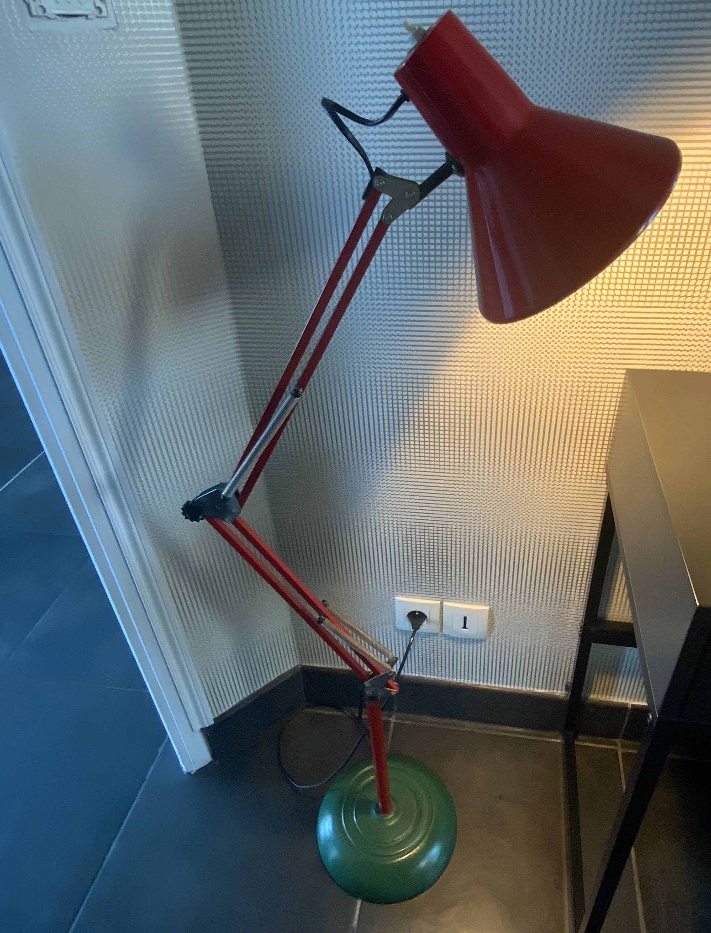 Vintage industrial floor lamp