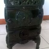 Poele en fonte émaillée pour déco