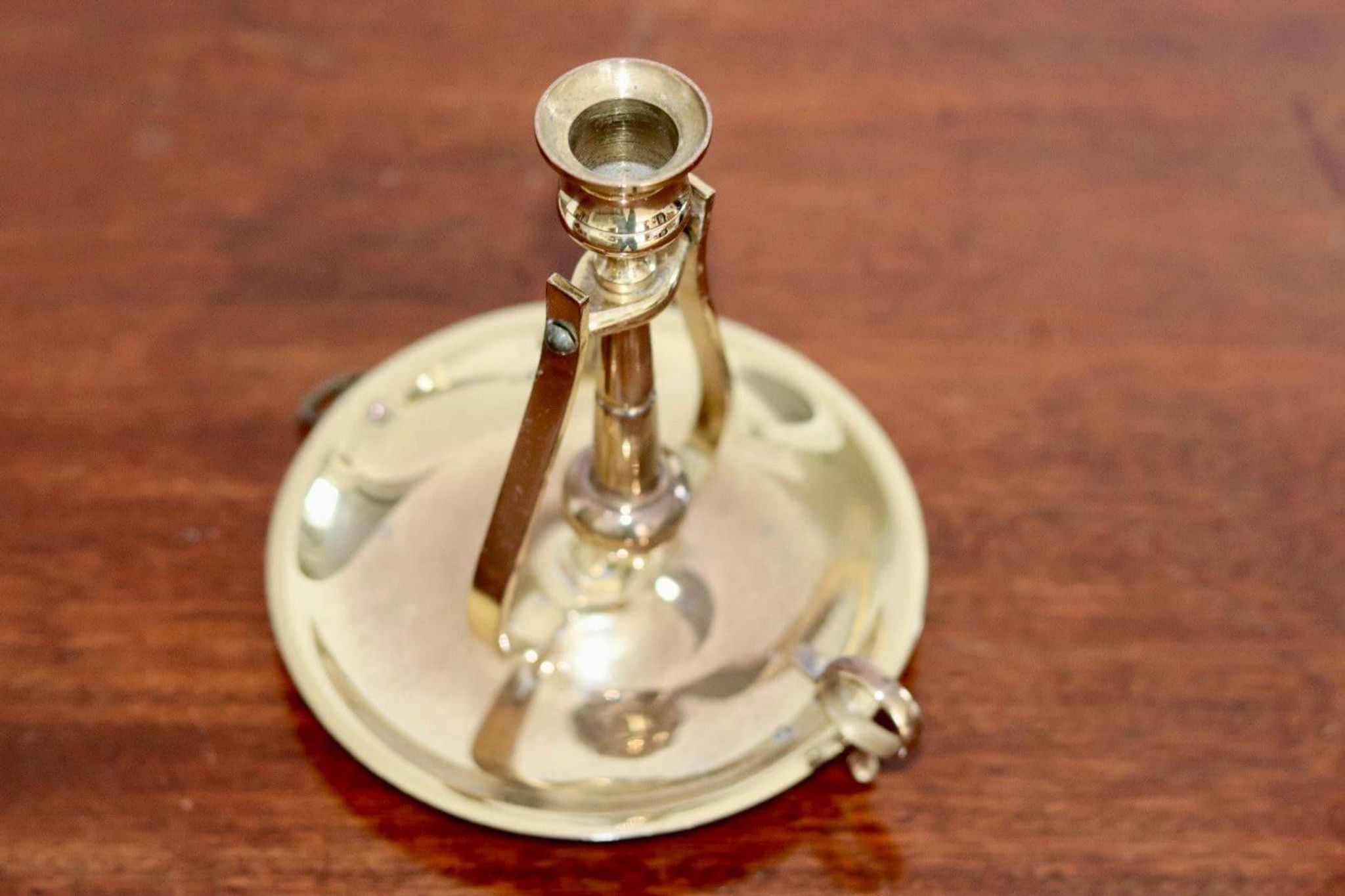 Swedish brass candlestick