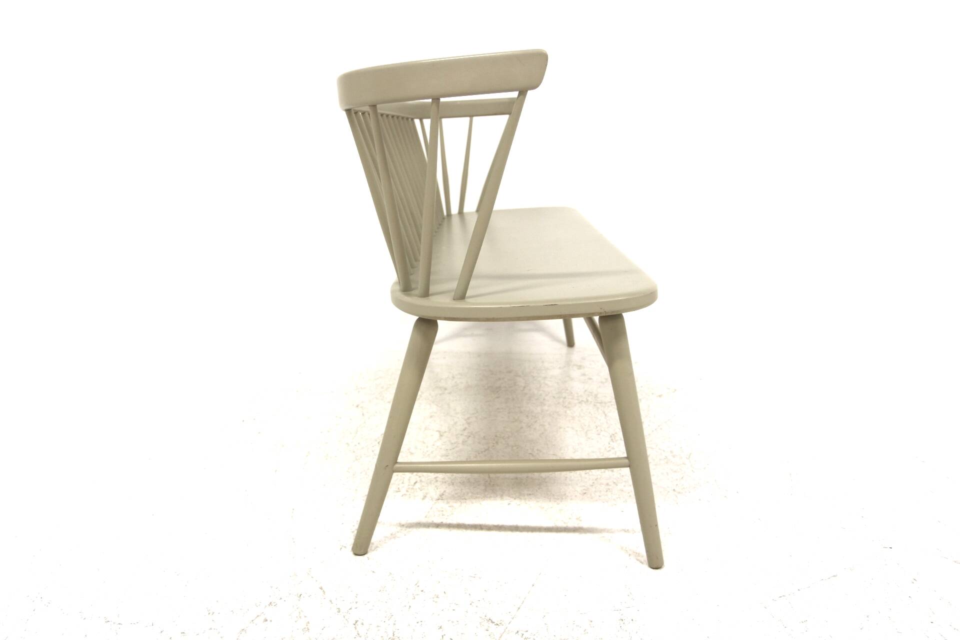 Scandinavian bench "Florida" in beech, Wigells brothers, Sweden, 1950