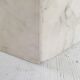 Set of 3 Italian Carrara Marble Side Tables, 1980s
