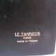 Le Tanneur Paris black leather mail carrier