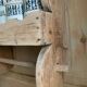 Rustic kitchen shelf