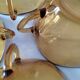4 cups and saucers VERECO amber