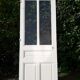 Old translucent glazed communication door 82.5x214.2cm (2)