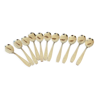 11 small ice spoons in their box
