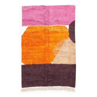 Tapis azilal fait main traditionnelle taille 150 x 250 cm