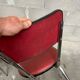 Pair of mid-century kitchen chairs Imitation leather