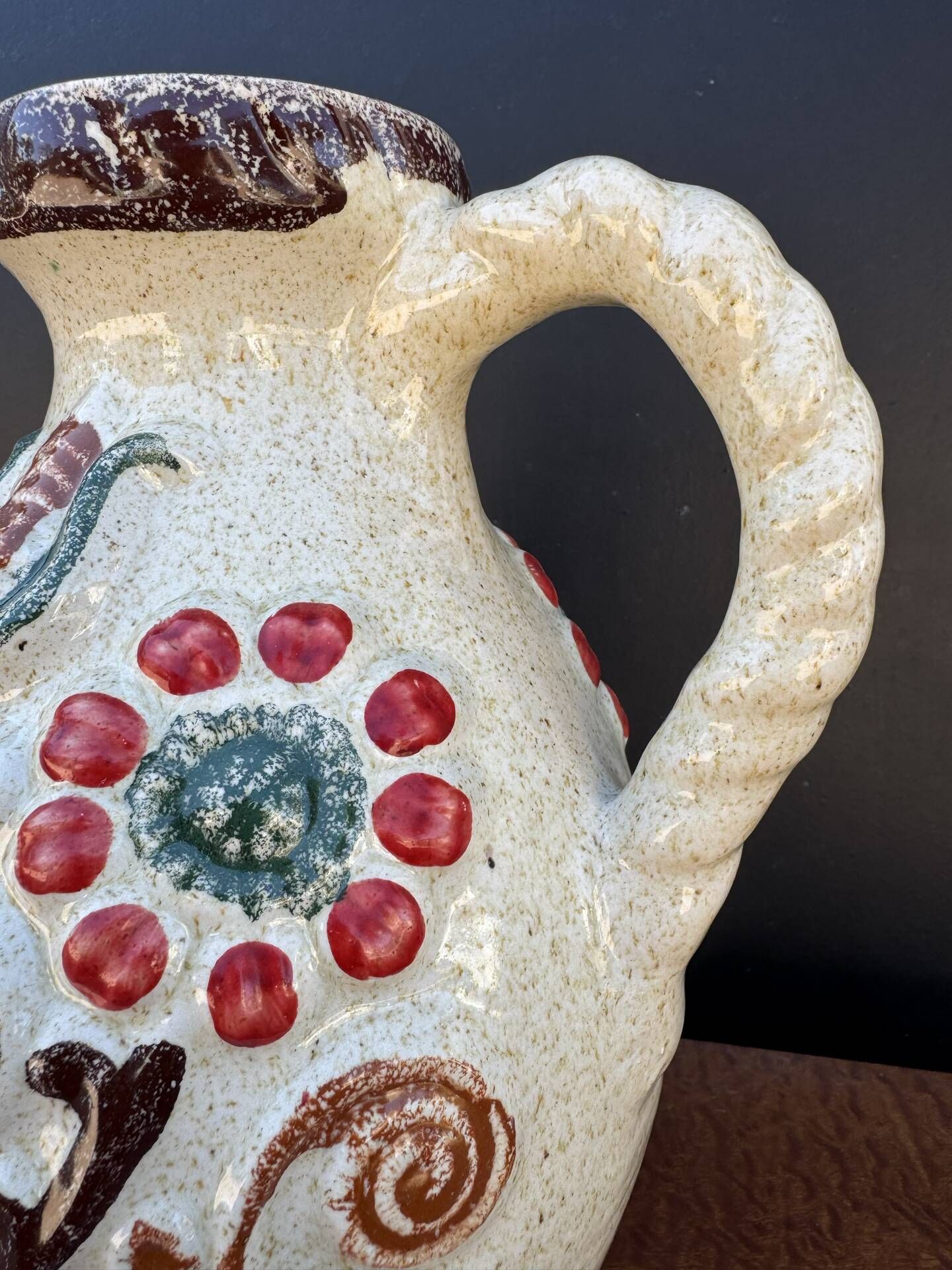 Ceramic jug vase West Germany 1960s