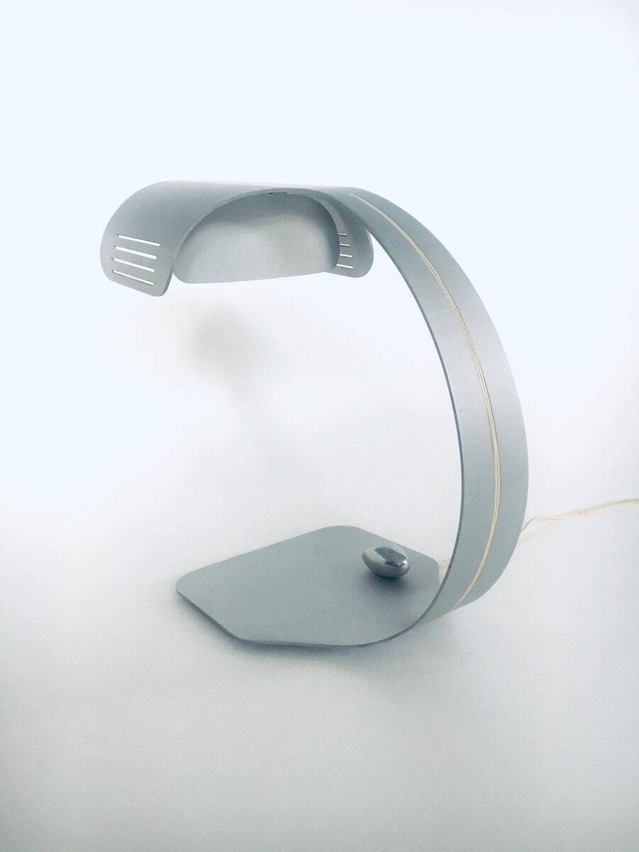 Aluminium Colomba Design Desk Lamp by Walter & Moretti, France, 1972