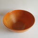 Vintage 70s Volcan brown opaline salad bowl