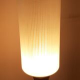 Vintage laiton and opaline blanche lamp