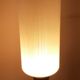 Lampe vintage laiton et opaline blanche