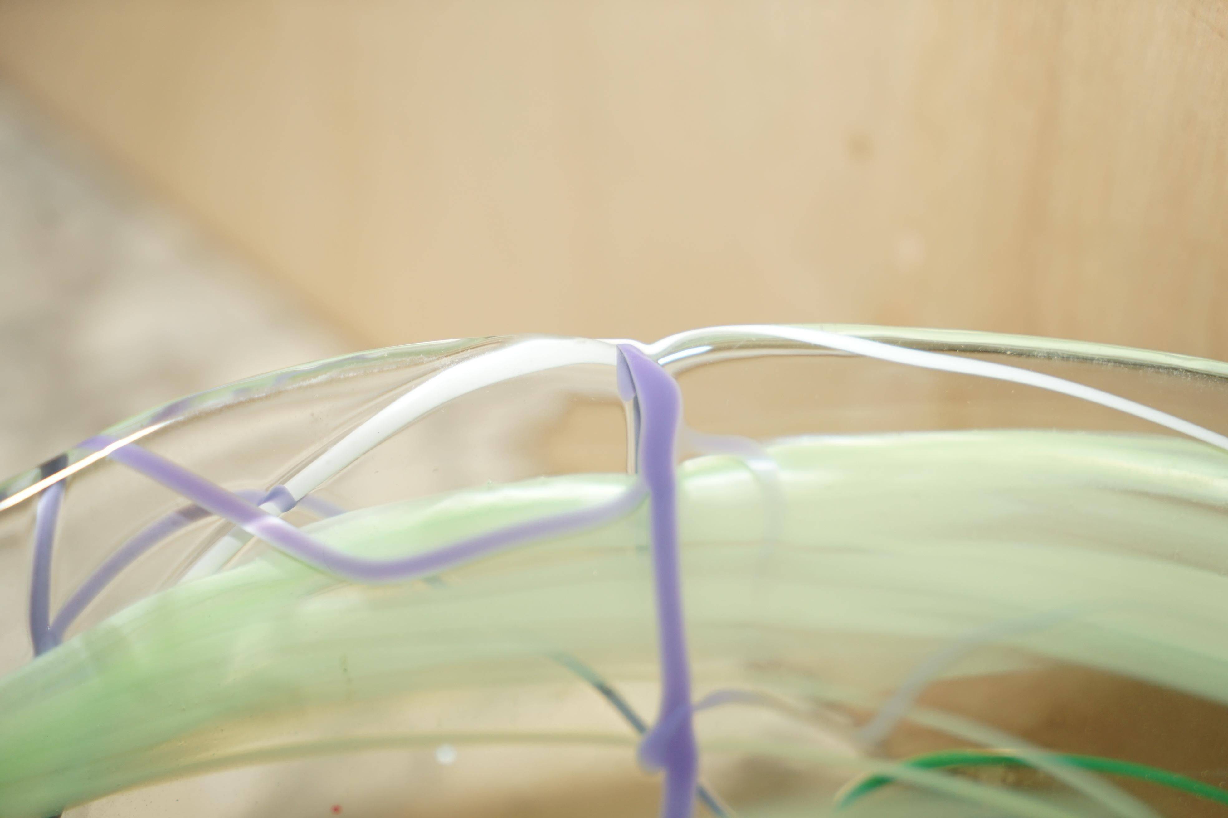 Kosta Boda decorative bowl in glass by Anna Ehrner