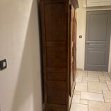 Walnut valet cabinet