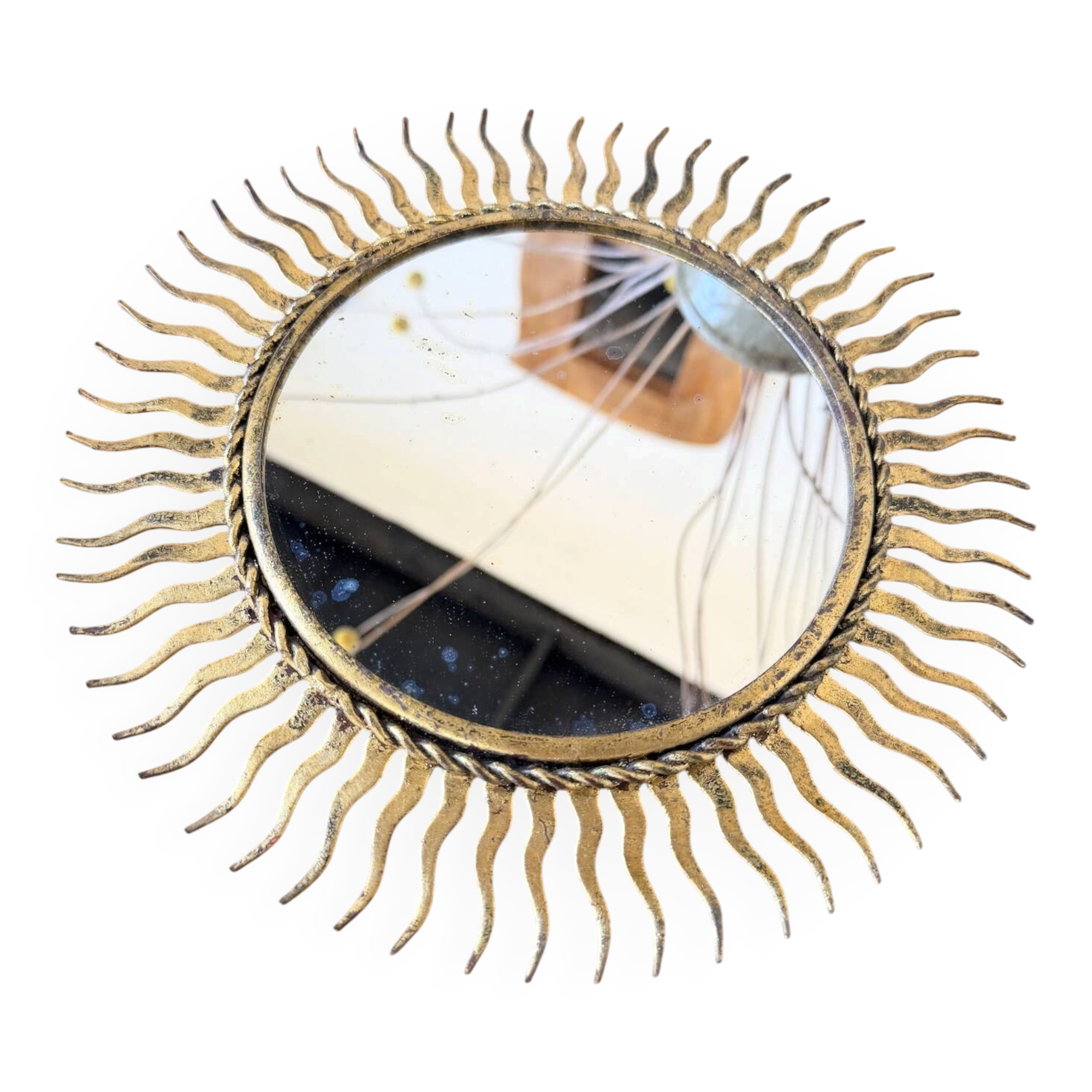 Sun mirror or patinated XS
