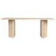 Table basse en travertin 'BRUT'