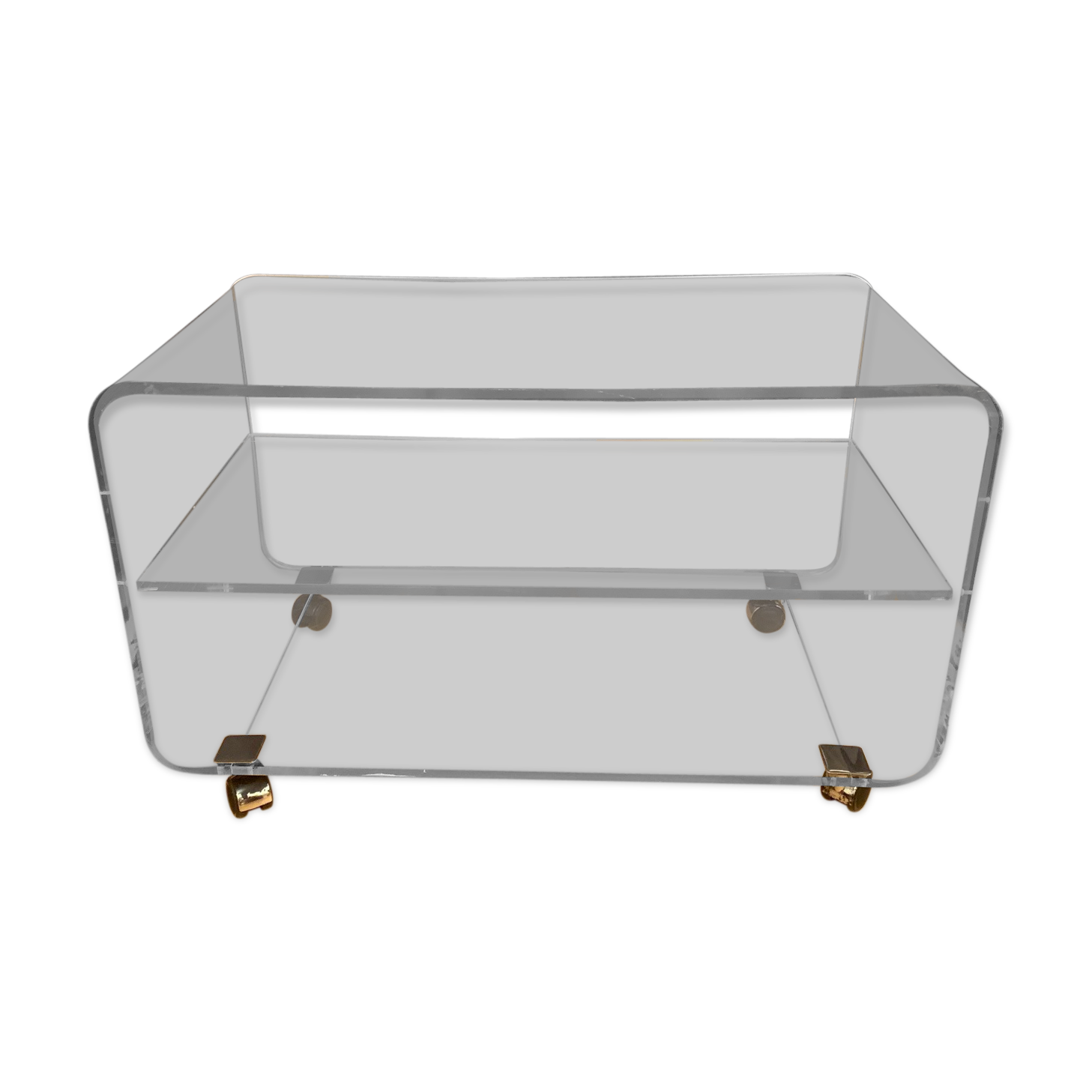 Lucite coffee table 70s