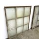 Old steel workshop skylight with opening.