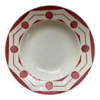 4 Digoin soup plates