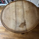 Louis Philippe pedestal table in solid wood