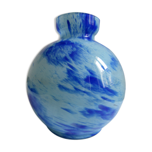 Vase boule en verre Delatte