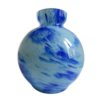 Vase boule en verre Delatte