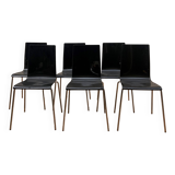 Set of 6 designer chairs Galvano Tecnica