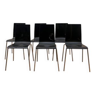 Suite de 6 chaises design Galvano Tecnica
