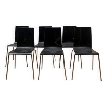 Suite de 6 chaises design Galvano Tecnica