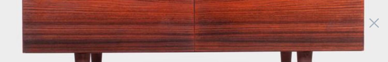 Enfilade scandinave vintage en palissandre