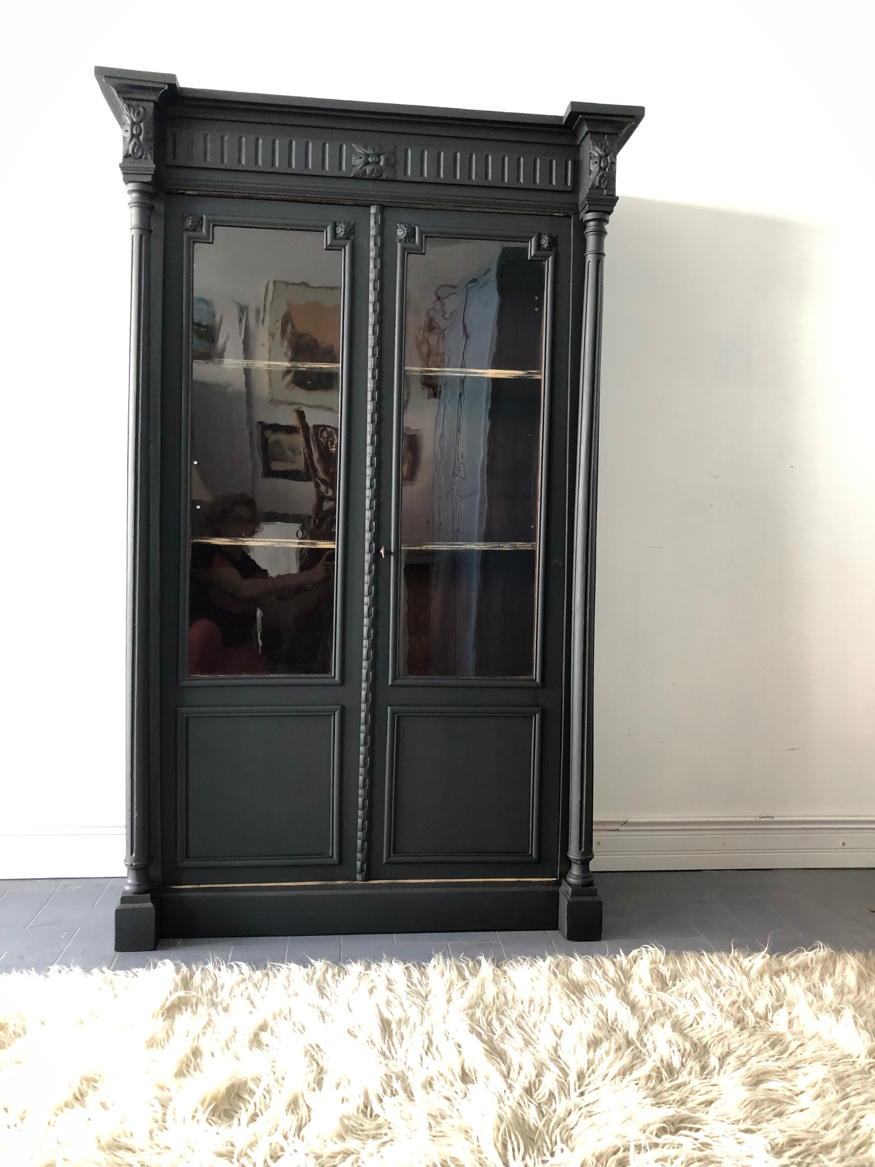 Glass cabinet late nineteenth century