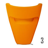 Orange Little Albert Armchair by Ron Arad for Moroso